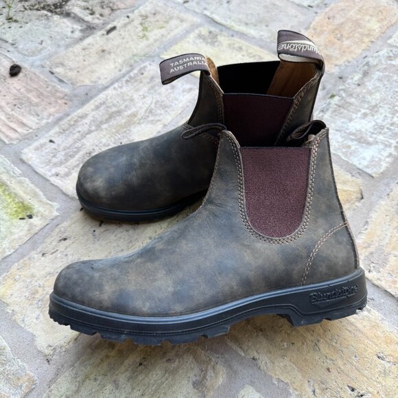 Blundstone Brown Ankle Boots - Picture 1 of 9